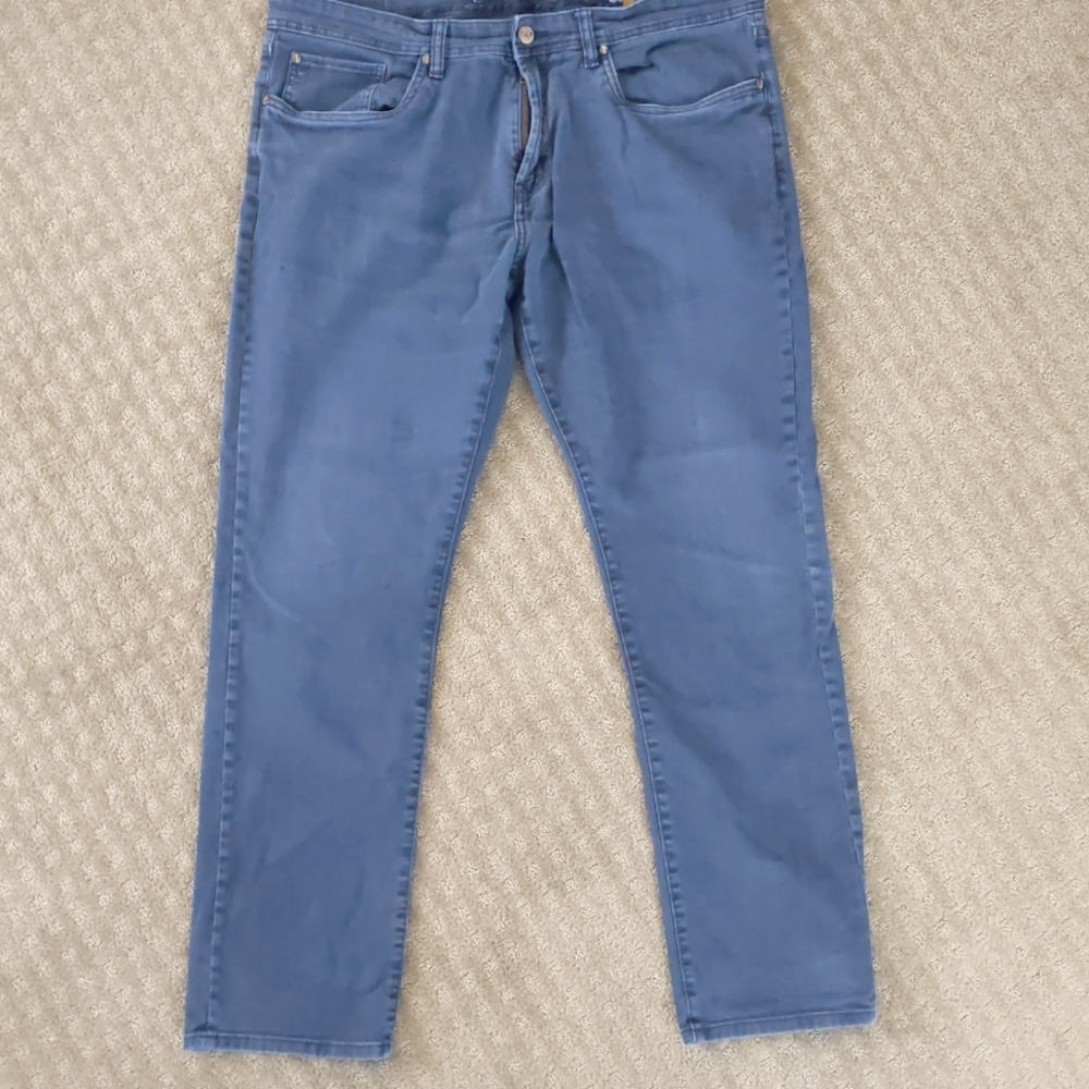 Tailor Vintage Slim Fit Pants, Connecticut Originals New Canaan size 38x32 blue